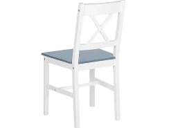 Set da pranzo MOANA Legno di pino Bianco 4 posti