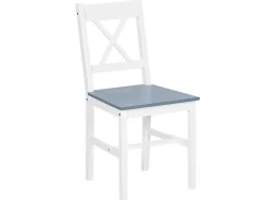 Set da pranzo MOANA Legno di pino Bianco 4 posti