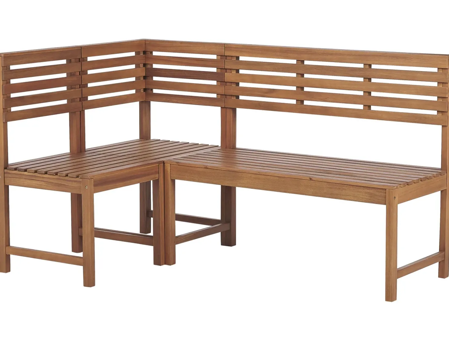 Set da pranzo per balcone 4 posti TREIA Legno d'acacia Marrone