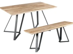 Set da pranzo UPTON Marrone chiaro 2 posti
