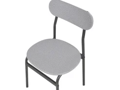 Set da pranzo VELDEN Grigio chiaro 4 posti