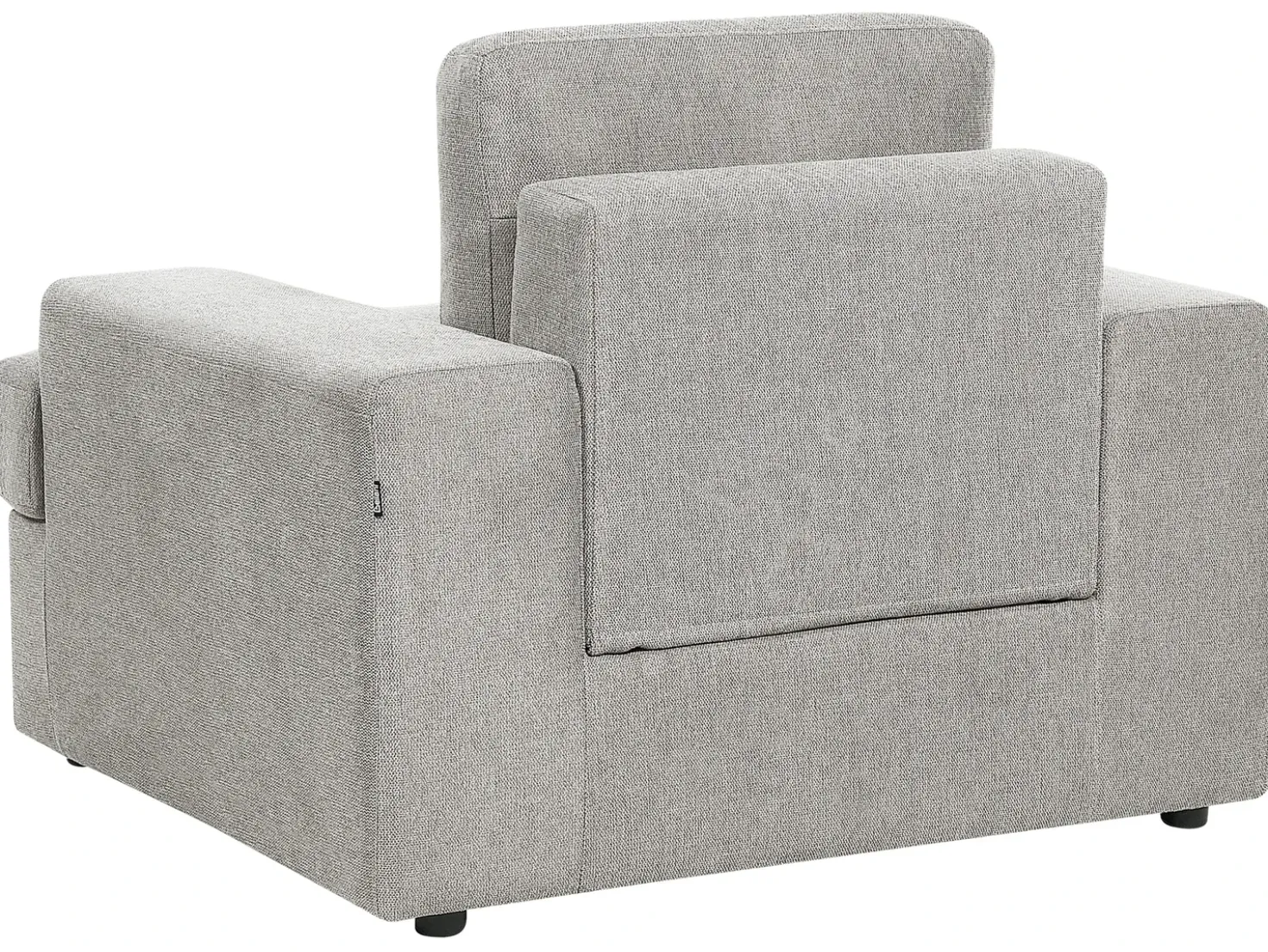 Set da salotto 5 posti ALLA Tessuto Grigio chiaro