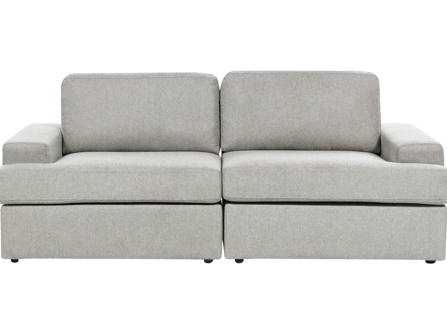 Set da salotto 5 posti ALLA Tessuto Grigio chiaro