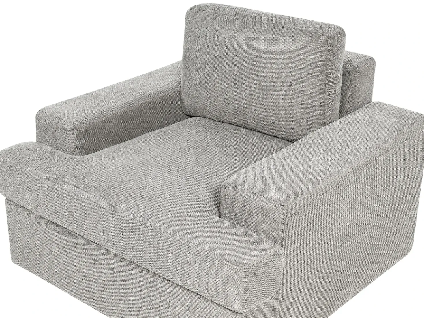 Set da salotto 5 posti ALLA Tessuto Grigio chiaro