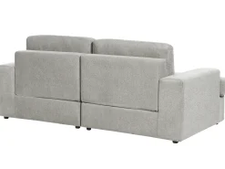 Set da salotto 5 posti ALLA Tessuto Grigio chiaro