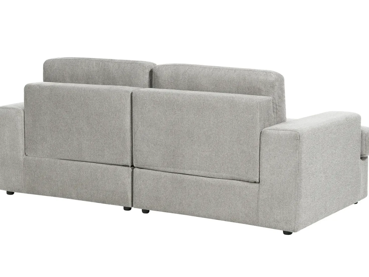 Set da salotto 5 posti ALLA Tessuto Grigio chiaro