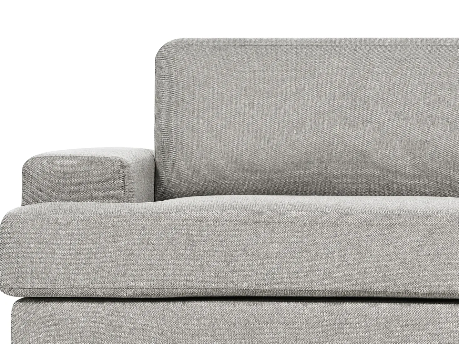 Set da salotto 5 posti ALLA Tessuto Grigio chiaro