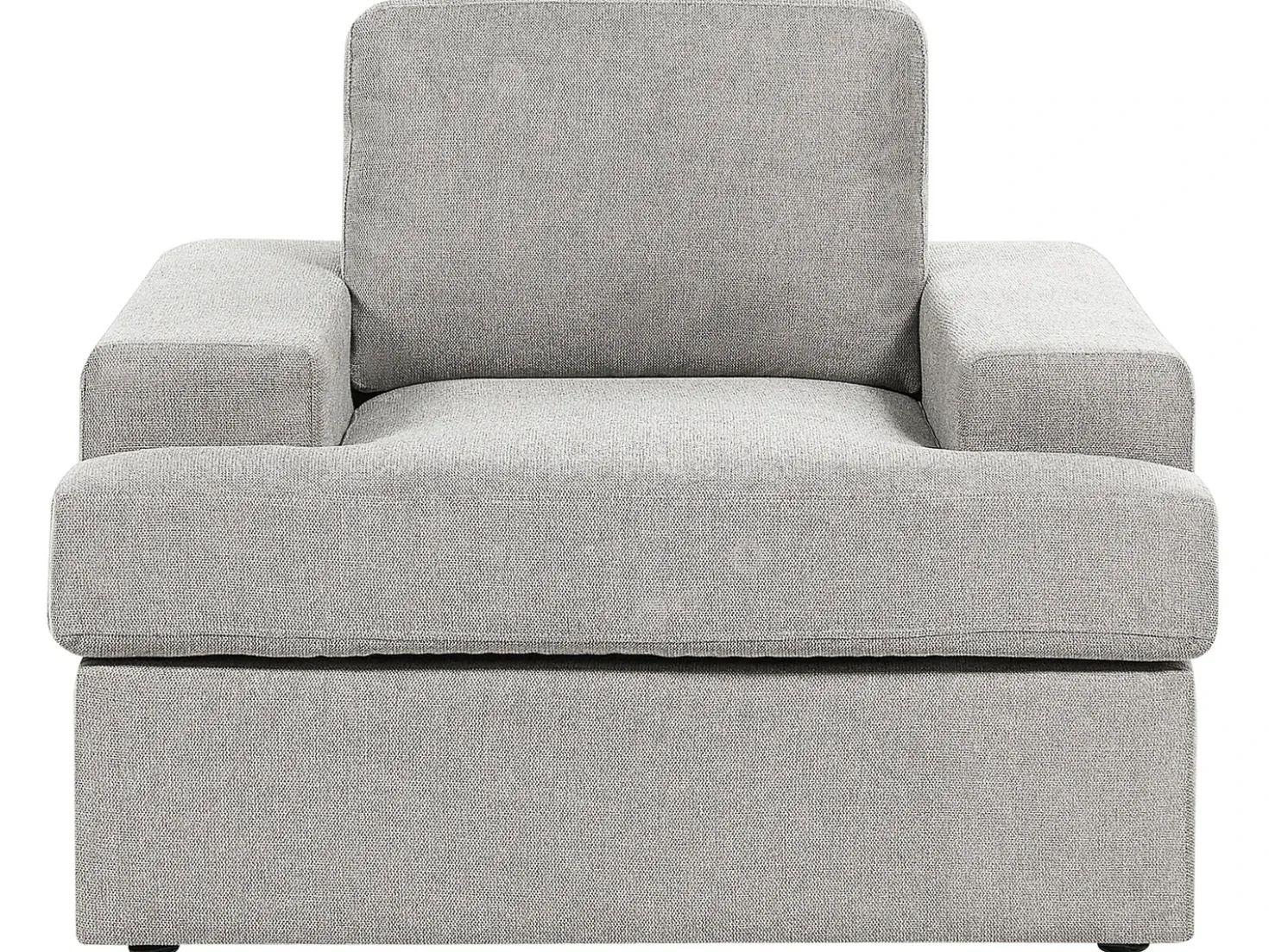 Set da salotto 5 posti ALLA Tessuto Grigio chiaro