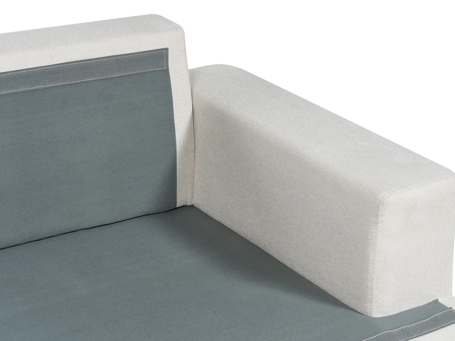 Set da salotto 5 posti ALLA Tessuto Beige chiaro