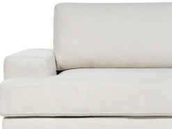 Set da salotto 5 posti ALLA Tessuto Beige chiaro