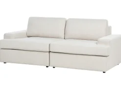 Set da salotto 5 posti ALLA Tessuto Beige chiaro