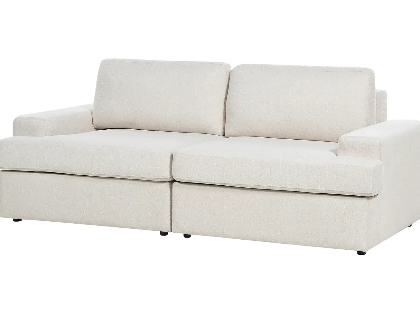 Set da salotto 5 posti ALLA Tessuto Beige chiaro