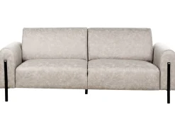 Set da salotto 4 posti ASKIM Tessuto Grigio chiaro