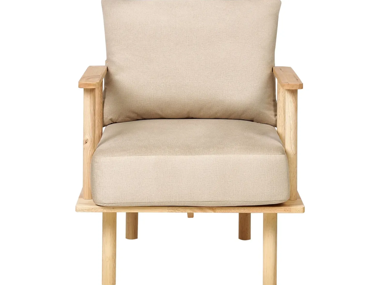 Set da salotto 3 posti ASKER Tessuto Beige sabbia