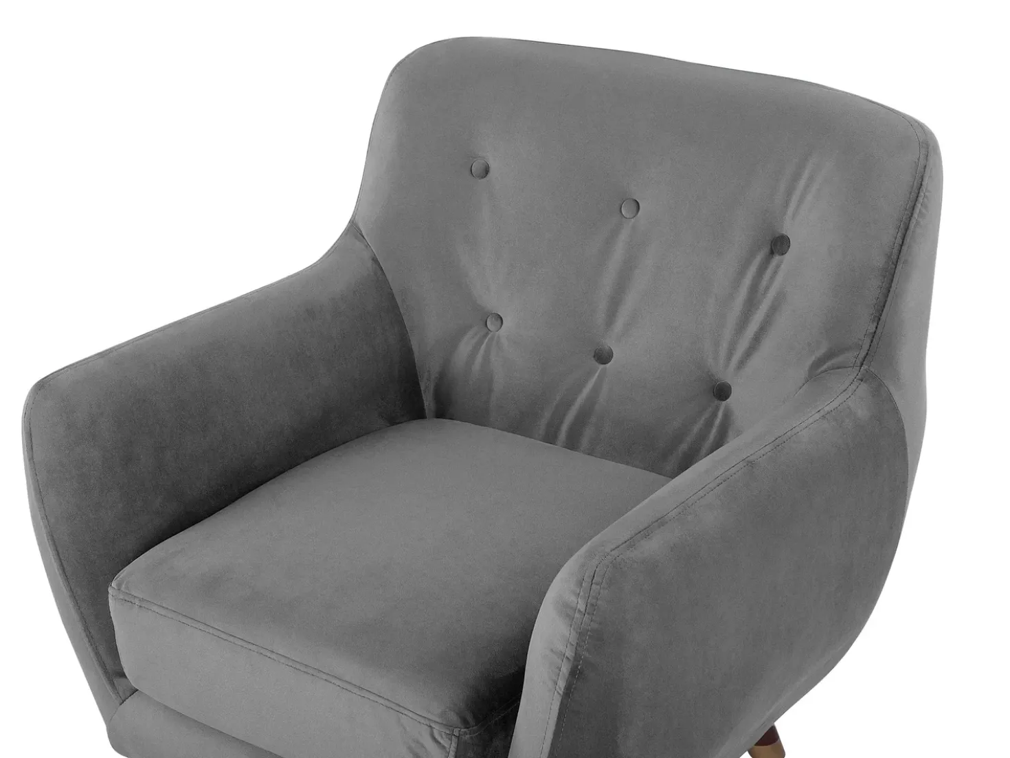 Set da salotto 6 posti BODO Velluto Grigio