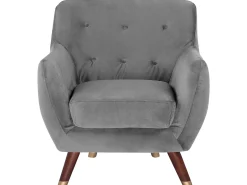 Set da salotto 6 posti BODO Velluto Grigio