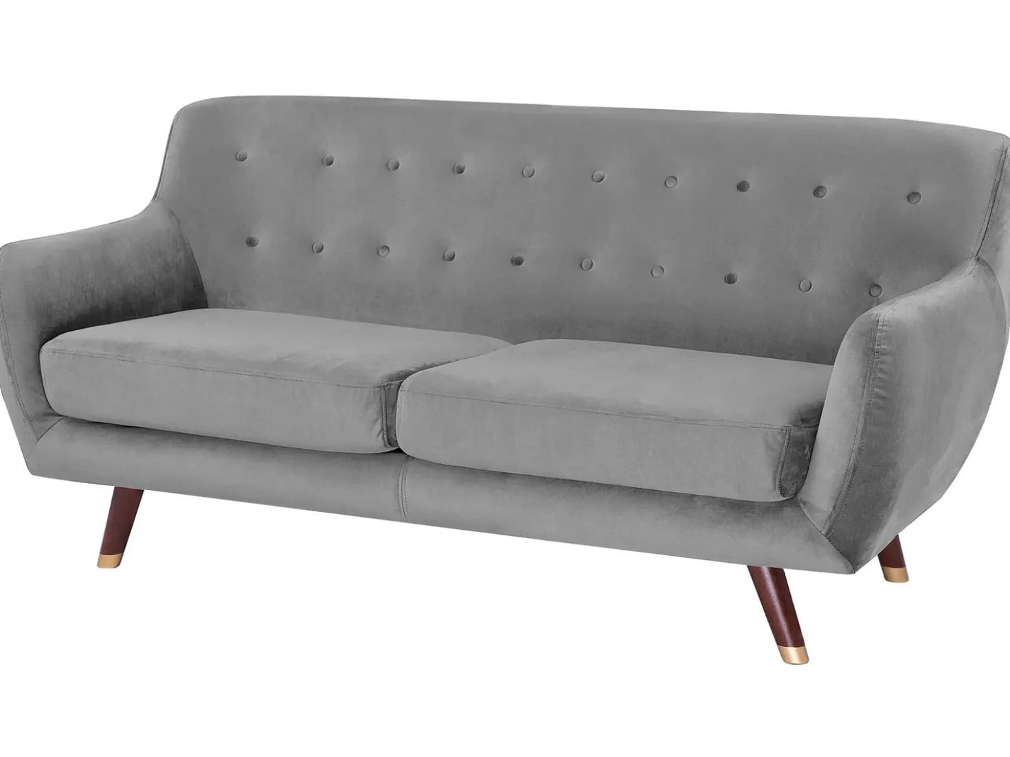 Set da salotto 6 posti BODO Velluto Grigio