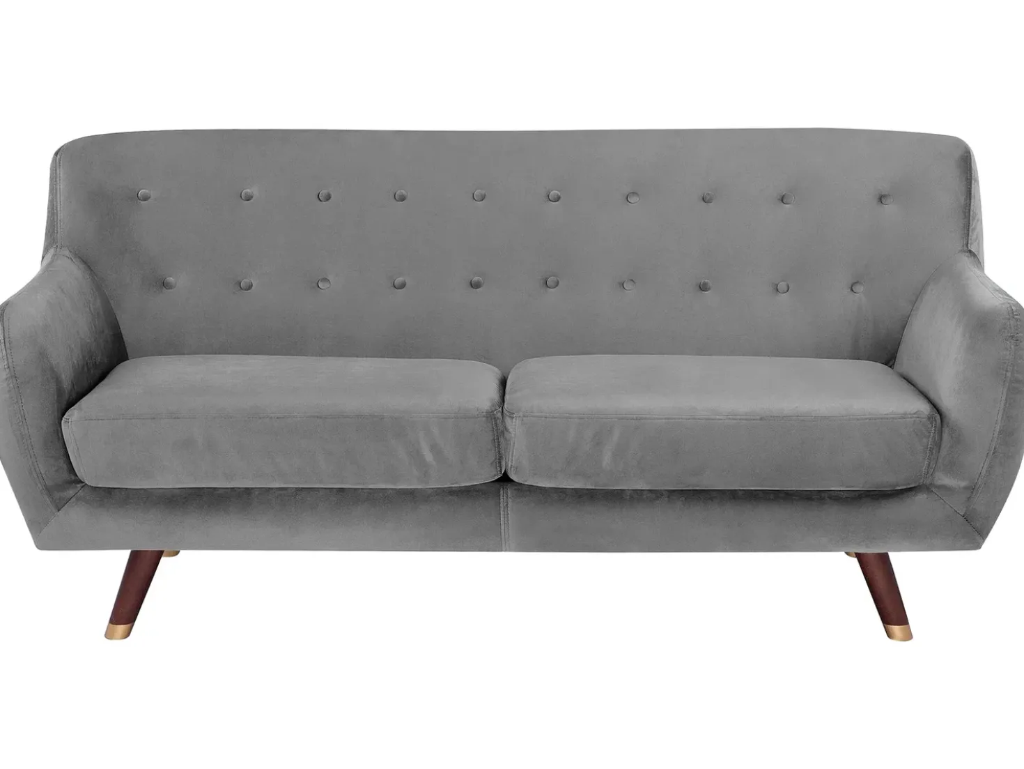 Set da salotto 6 posti BODO Velluto Grigio