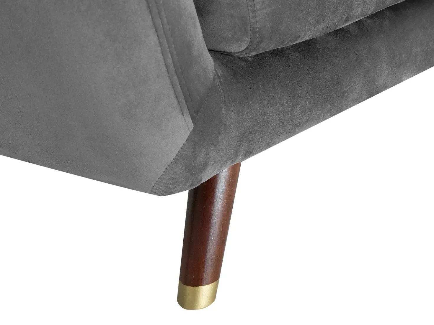Set da salotto 6 posti BODO Velluto Grigio