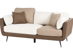 Set da salotto 4 posti BOLGA Tessuto Marrone