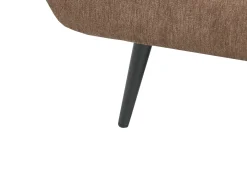 Set da salotto 4 posti BOLGA Tessuto Marrone