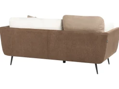 Set da salotto 4 posti BOLGA Tessuto Marrone