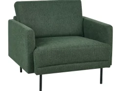 Set da salotto 2 posti BREDA Tessuto Verde scuro