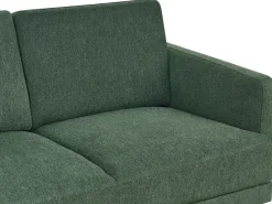 Set da salotto 2 posti BREDA Tessuto Verde scuro