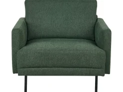 Set da salotto 2 posti BREDA Tessuto Verde scuro