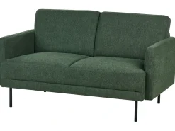 Set da salotto 2 posti BREDA Tessuto Verde scuro