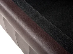 Set da salotto 4 posti CHESTERFIELD Pelle naturale Marrone