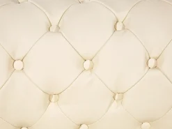 Set da salotto 4 posti CHESTERFIELD Pelle naturale Beige chiaro