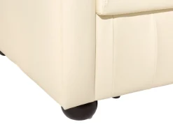 Set da salotto 4 posti CHESTERFIELD Pelle naturale Beige chiaro