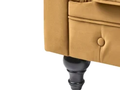 Set da salotto 4 posti CHESTERFIELD Velluto Oro