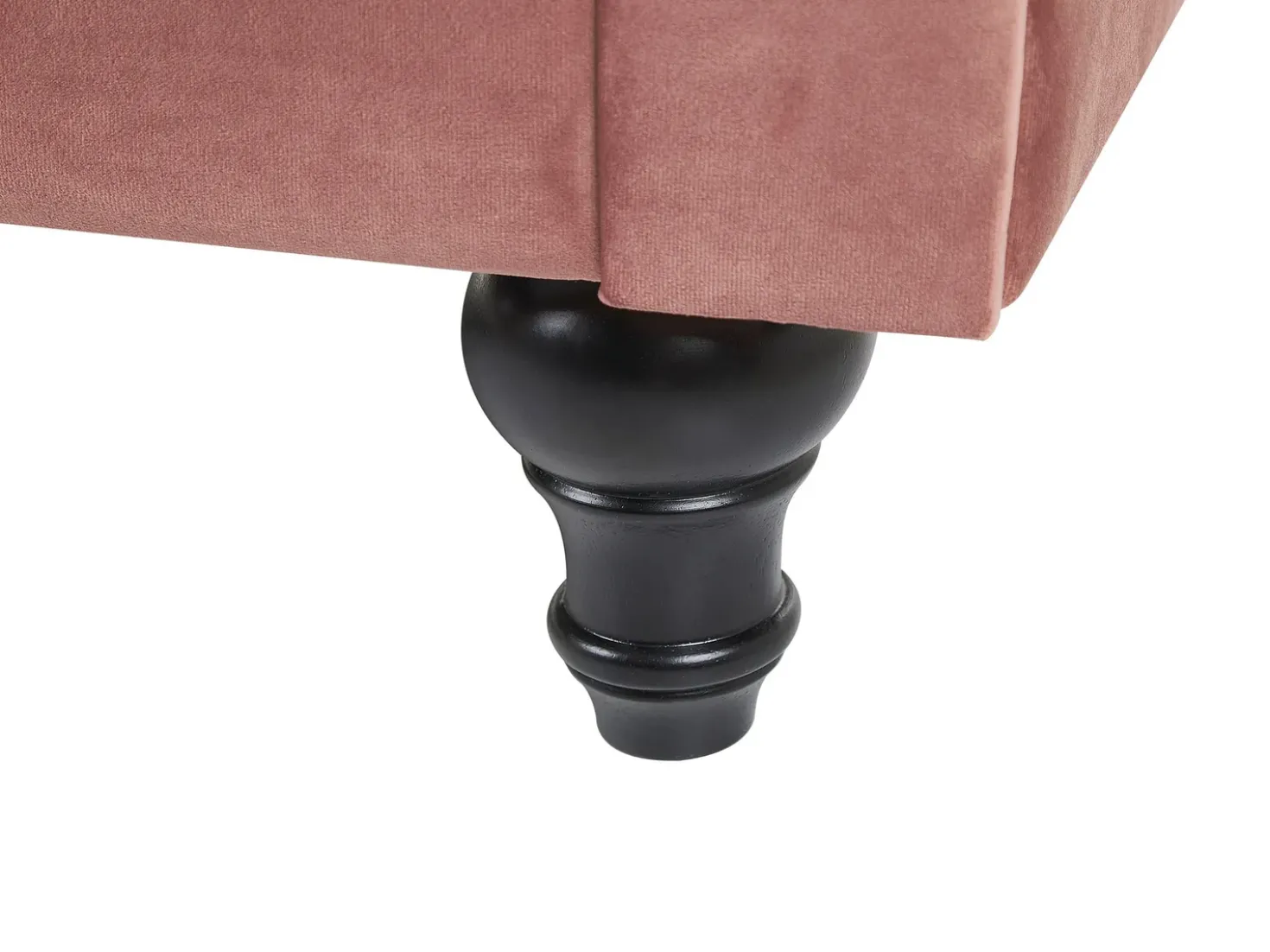 Set da salotto 4 posti CHESTERFIELD Velluto Rosa