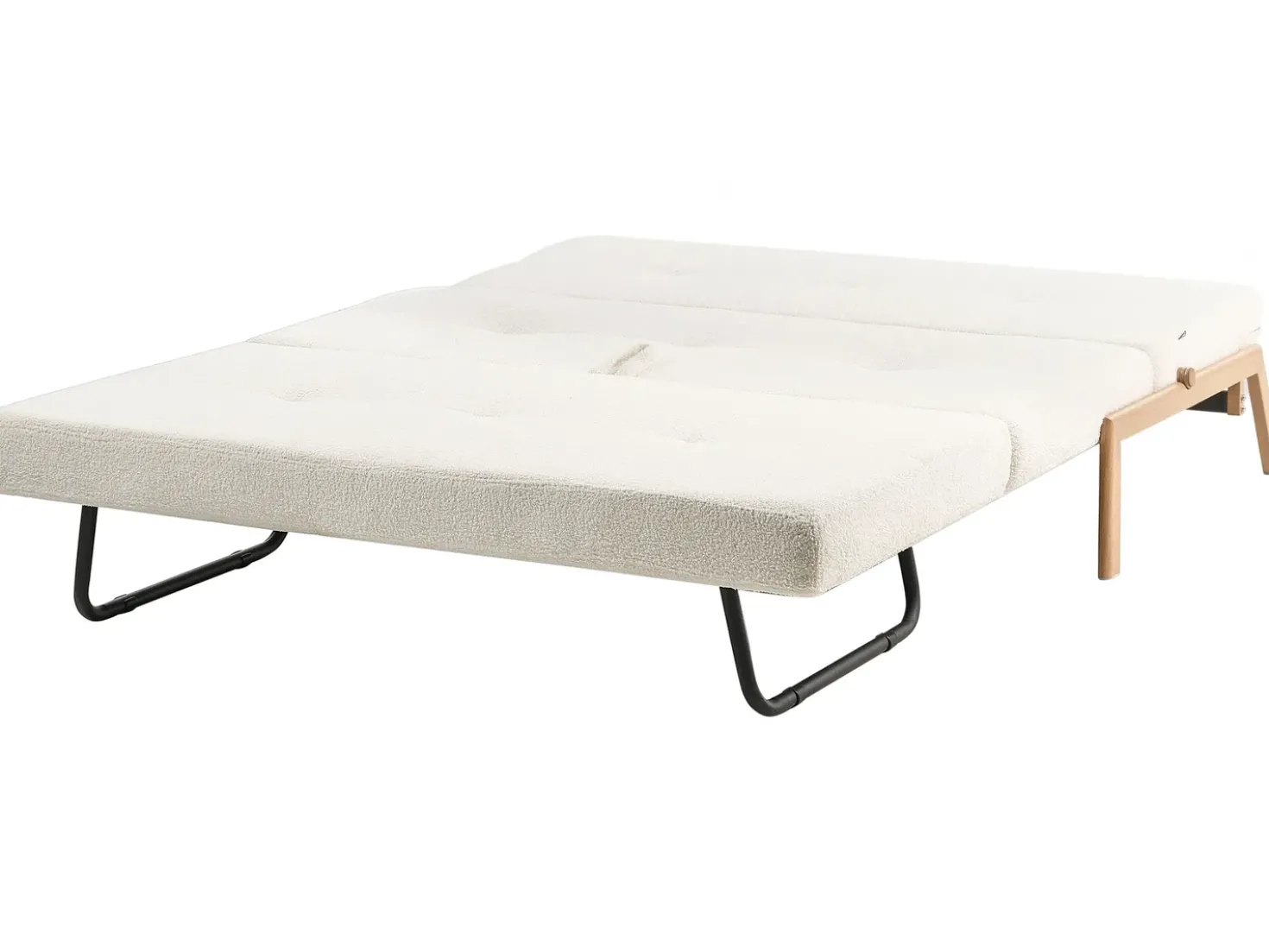 Set da salotto 3 posti EDLAND Bouclé Bianco con Panca