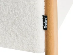 Set da salotto 3 posti EDLAND Bouclé Bianco con Panca