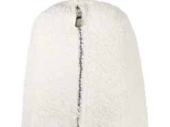 Set da salotto 3 posti EDLAND Bouclé Bianco con Pouf