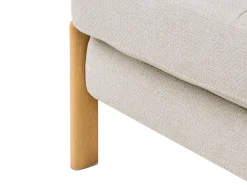 Set da salotto 3 posti EDLAND Tessuto Beige chiaro con Panca