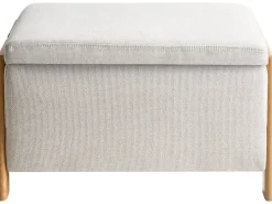 Set da salotto 3 posti EDLAND Tessuto Beige chiaro con Panca