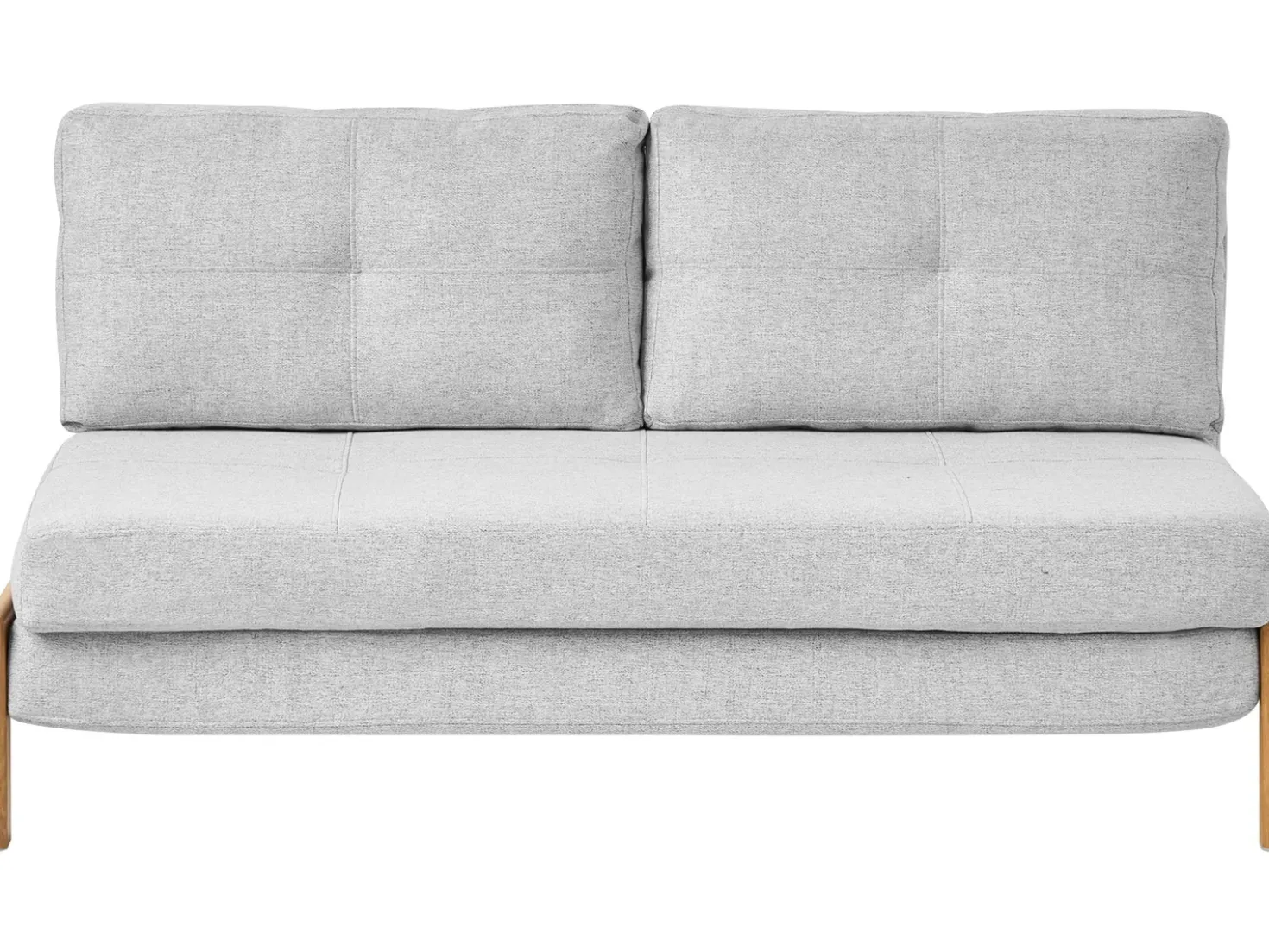 Set da salotto 3 posti EDLAND Tessuto Grigio chiaro con Panca