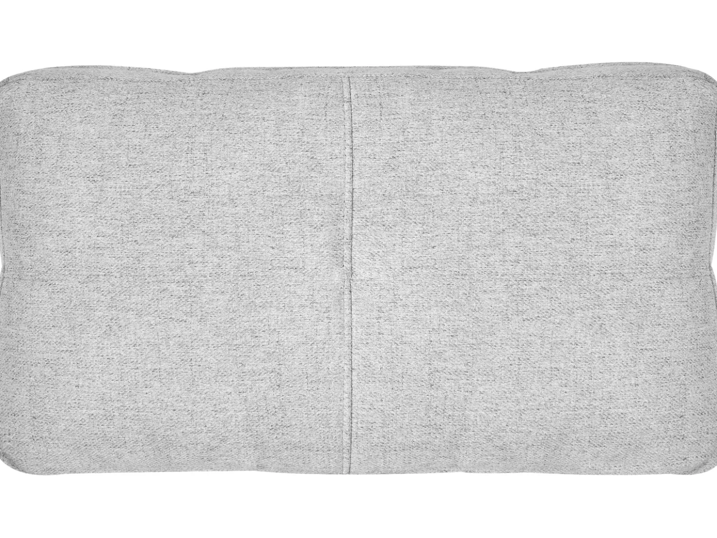 Set da salotto 3 posti EDLAND Tessuto Grigio chiaro con Pouf