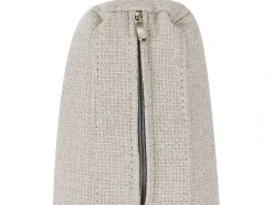 Set da salotto 3 posti EDLAND Tessuto Beige chiaro con Pouf