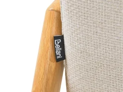 Set da salotto 3 posti EDLAND Tessuto Beige chiaro con Pouf