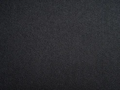 Set da salotto 3 posti EDLAND Tessuto Nero con Pouf