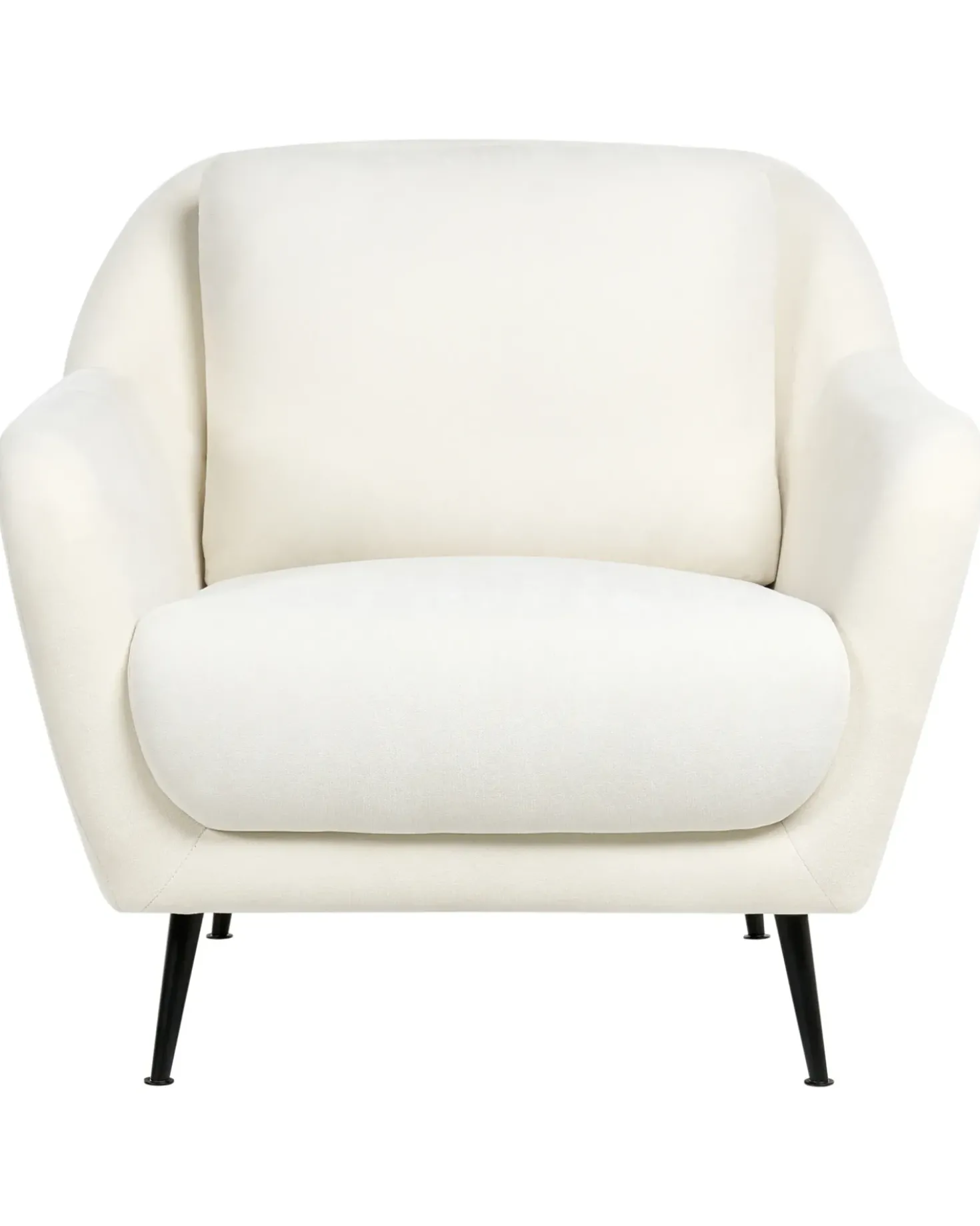 Set da salotto 3 posti EIBY Ciniglia Bianco