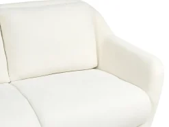 Set da salotto 3 posti EIBY Ciniglia Bianco