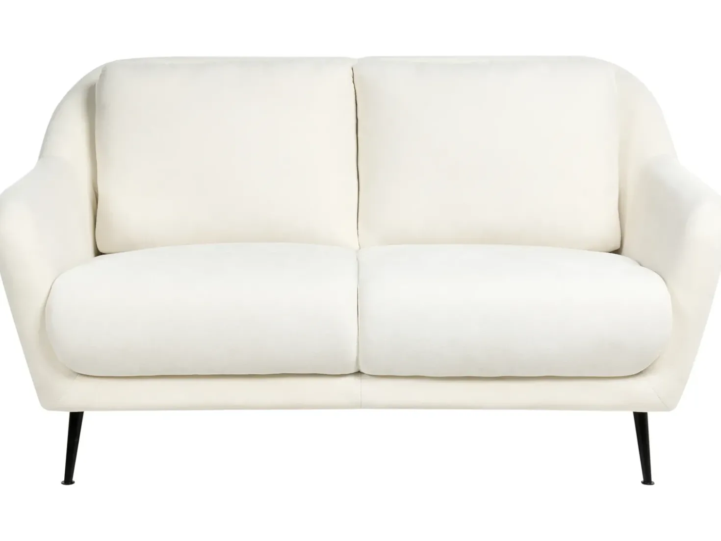 Set da salotto 3 posti EIBY Ciniglia Bianco
