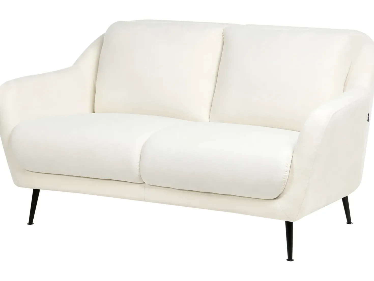 Set da salotto 3 posti EIBY Ciniglia Bianco