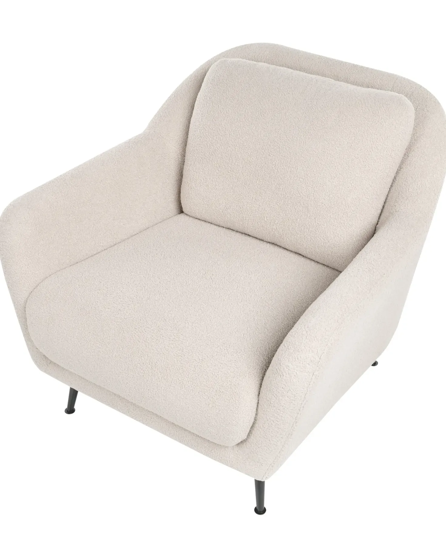 Set da salotto 3 posti EIBY Bouclé Beige